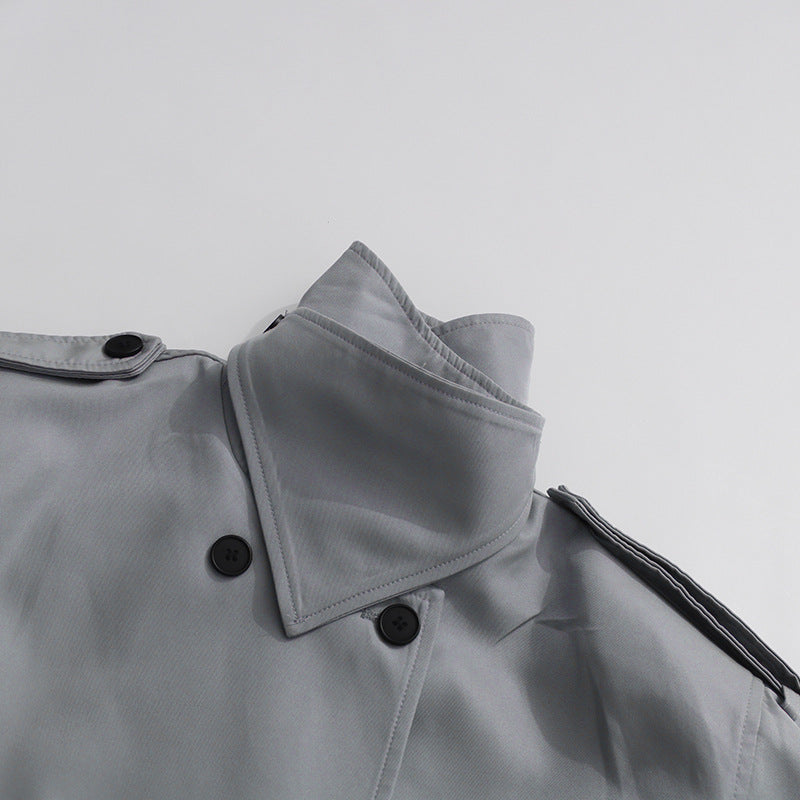 Plissiertes Oberteil mit ausgestellten Ärmeln und Maxirock-Set mit Taillengürtel – Rosiny 