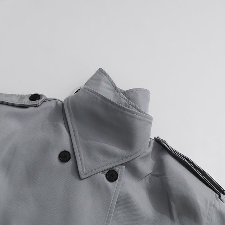 Plissiertes Oberteil mit ausgestellten Ärmeln und Maxirock-Set mit Taillengürtel – Rosiny 