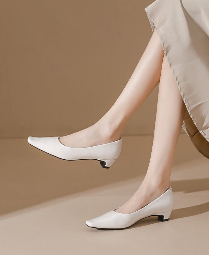 low-heel pumps with square toe - CELINALO