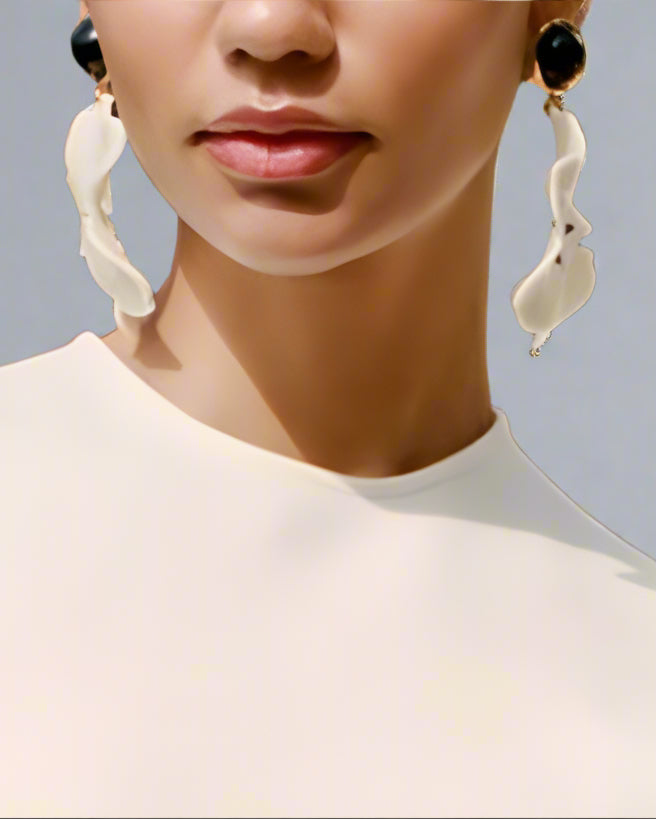 多彩链项链，带有珐琅海洋饰物 - CORALIA 