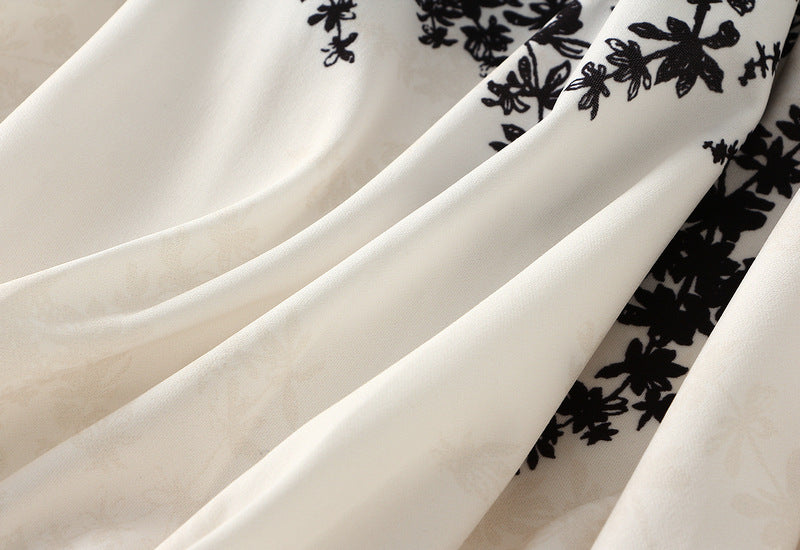 embroidered tulle midi skirt with floral appliqué – NOIRB