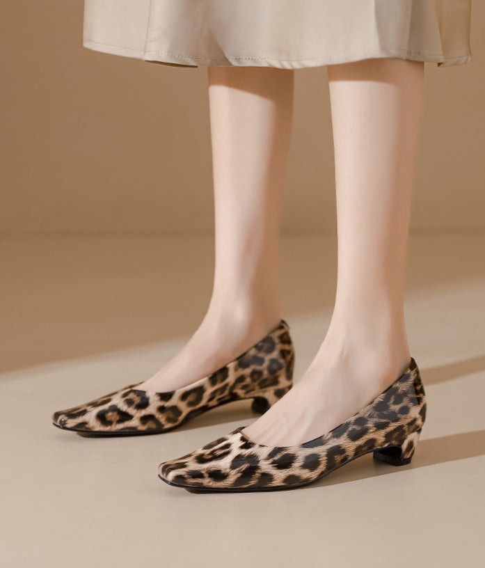 low-heel pumps with square toe - CELINALO