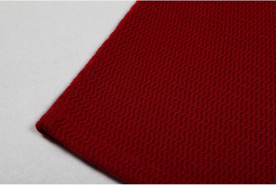 Haut à manches évasées plissées et ensemble jupe longue avec ceinture à la taille – Rosiny 