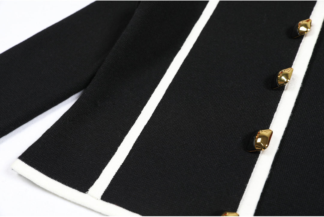 Geplooide top met uitlopende mouwen en maxi-rok set met tailleband – Rosiny 