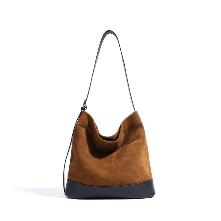 sac cabas en rotin tissé avec doubles poignées en cuir – LÉONIE 