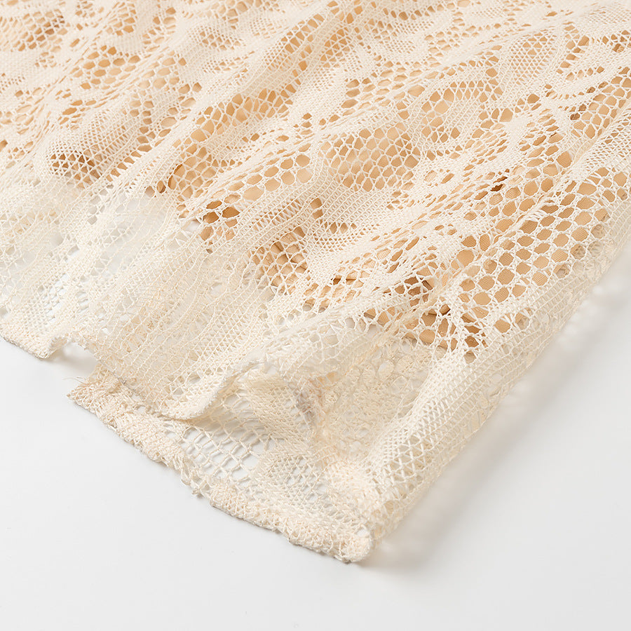 Haut à manches évasées plissées et ensemble jupe longue avec ceinture à la taille – Rosiny 