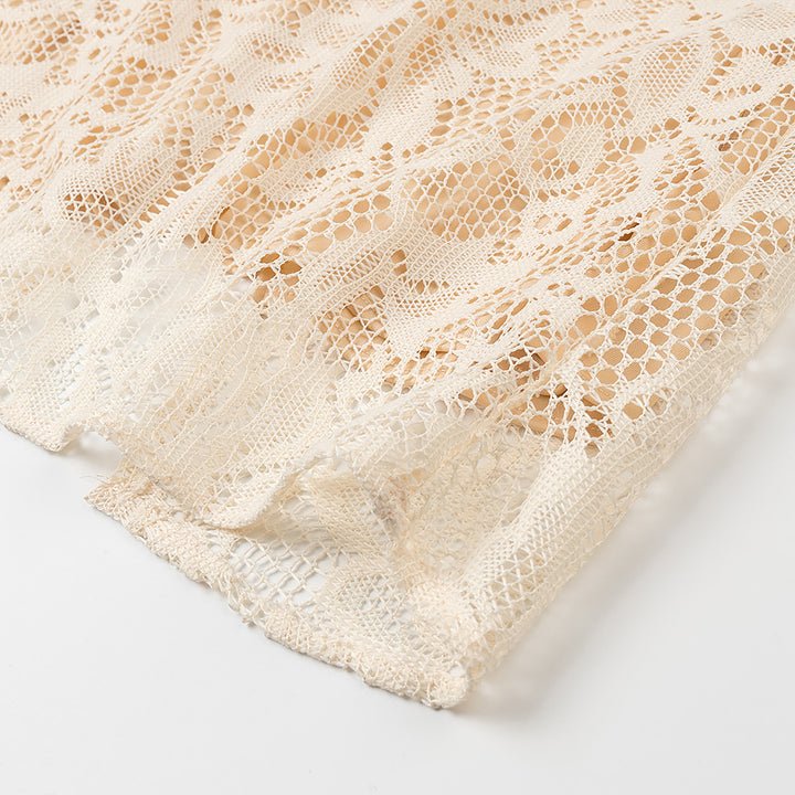 Haut à manches évasées plissées et ensemble jupe longue avec ceinture à la taille – Rosiny 