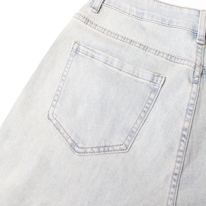 Haut à manches évasées plissées et ensemble jupe longue avec ceinture à la taille – Rosiny 