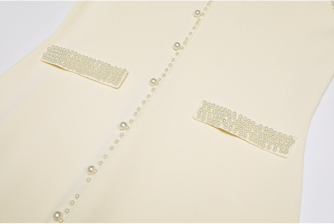 Plissiertes Oberteil mit ausgestellten Ärmeln und Maxirock-Set mit Taillengürtel – Rosiny 