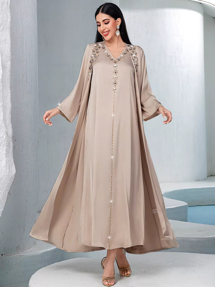 Elegant Long Sleeve Maxi Dress – AURORA