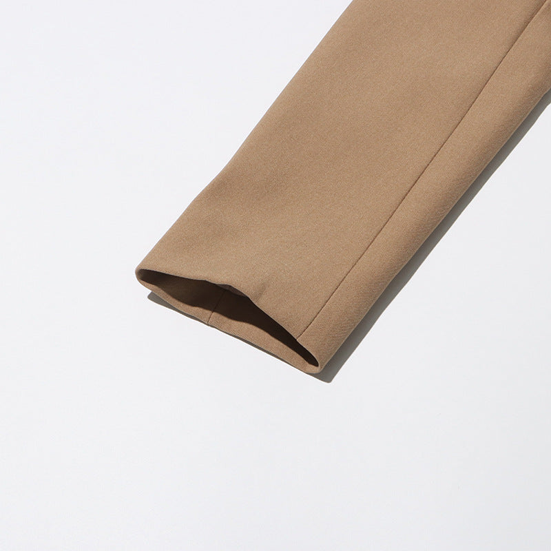 tailored blazer with front tie cutout design – MIRIKA