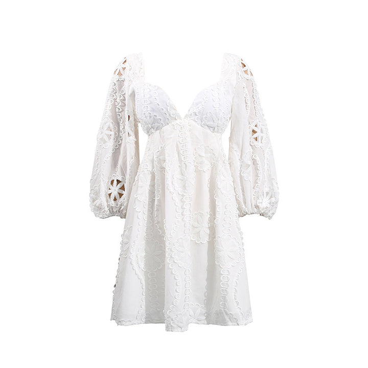 Haut à manches évasées plissées et ensemble jupe longue avec ceinture à la taille – Rosiny 