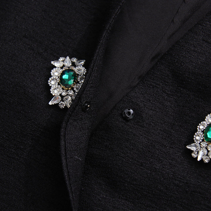 بلوزة ملفوفة بأكمام قصيرة مزينة بالكريستال – نوفالوي