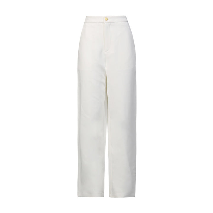 structured tailored suit with gold buttons – MAROON