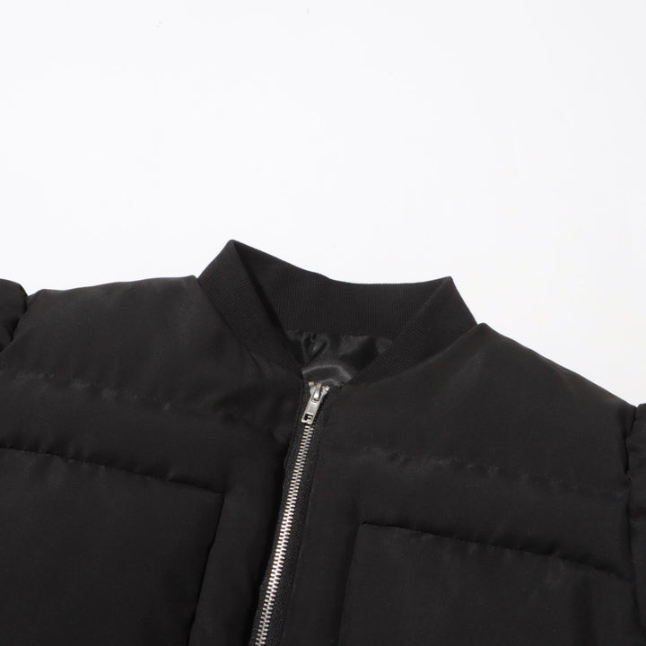 puff-sleeve cropped padded jacket – ARDEN