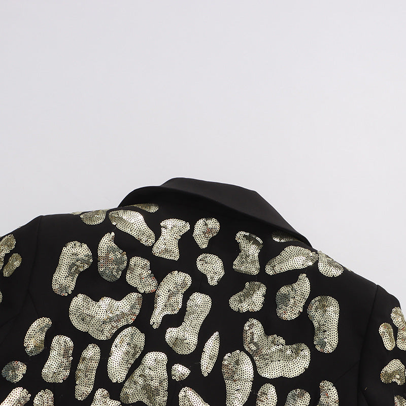 Haut à manches évasées plissées et ensemble jupe longue avec ceinture à la taille – Rosiny 