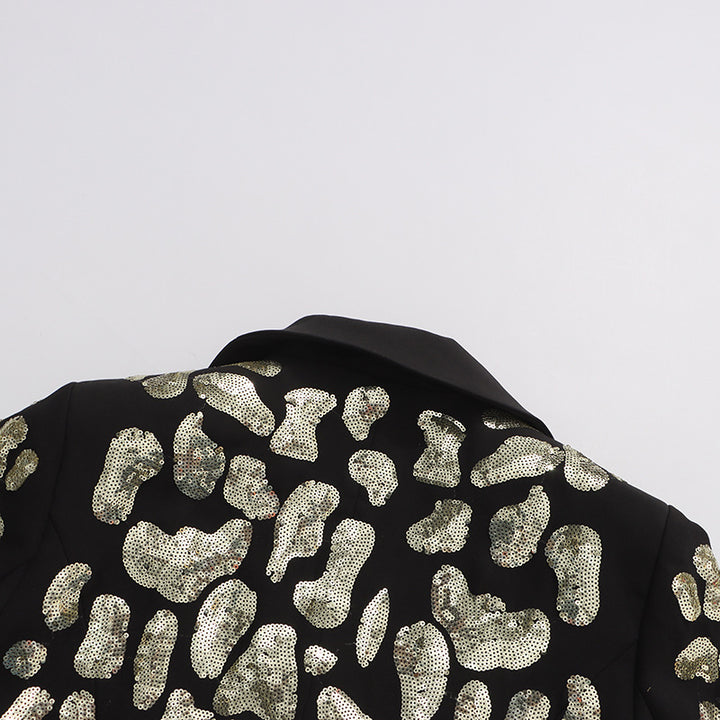 Haut à manches évasées plissées et ensemble jupe longue avec ceinture à la taille – Rosiny 