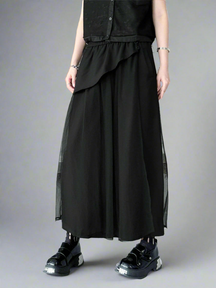 korte mouw midi jurk met 3D bloemenapplicaties - BLOOMIQ 