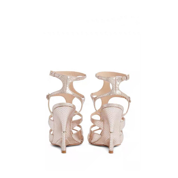 Geplooide top met uitlopende mouwen en maxi-rok set met tailleband – Rosiny 