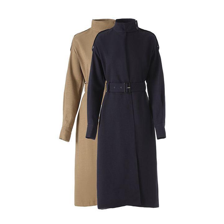 high-end belted trench coat – IMPERIA