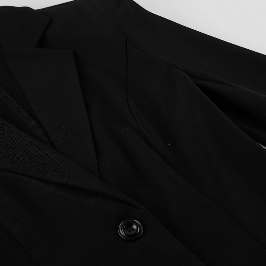 Haut à manches évasées plissées et ensemble jupe longue avec ceinture à la taille – Rosiny 