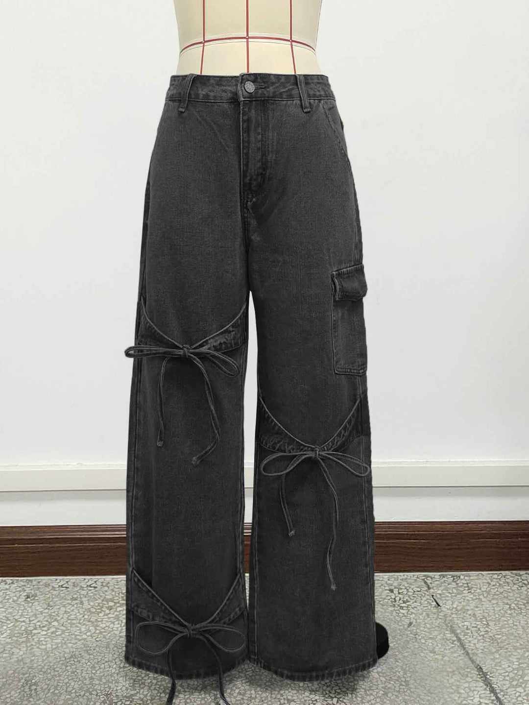 Geplooide top met uitlopende mouwen en maxi-rok set met tailleband – Rosiny 