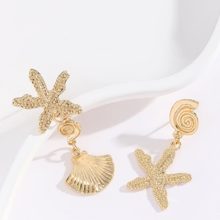 多彩链项链，带有珐琅海洋饰物 - CORALIA 