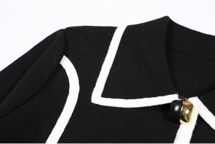 Geplooide top met uitlopende mouwen en maxi-rok set met tailleband – Rosiny 