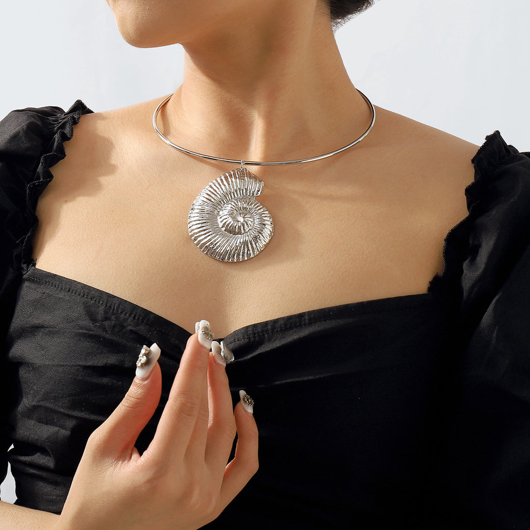 collier chaîne multicolore avec breloques de mer en émail - CORALIA 