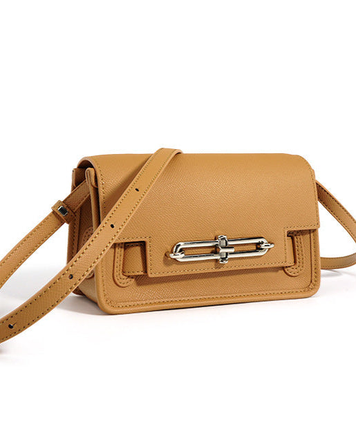 sac cabas en rotin tissé avec doubles poignées en cuir – LÉONIE 