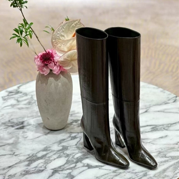 Geplooide top met uitlopende mouwen en maxi-rok set met tailleband – Rosiny 