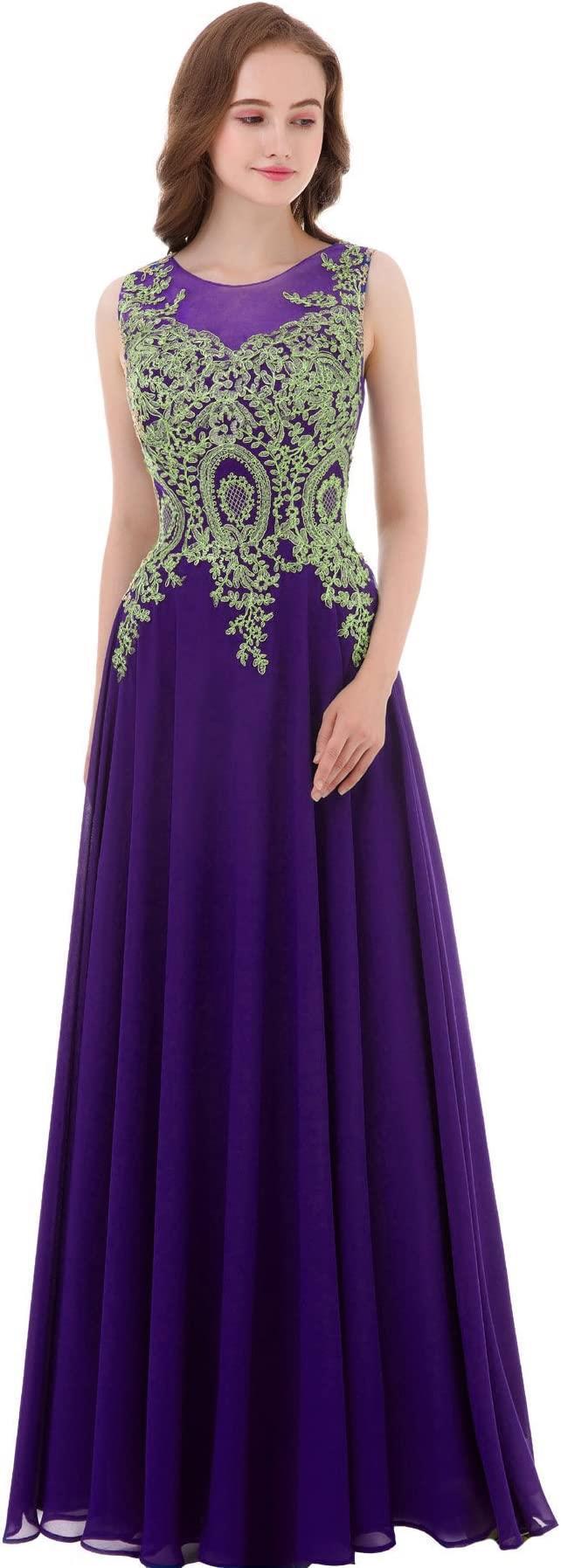 sleeveless chiffon gown with gold sequin bodice – AURONZA