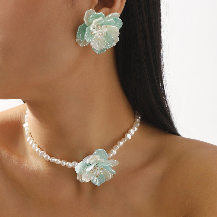 veelkleurige ketting met emaille zee bedels - CORALIA 