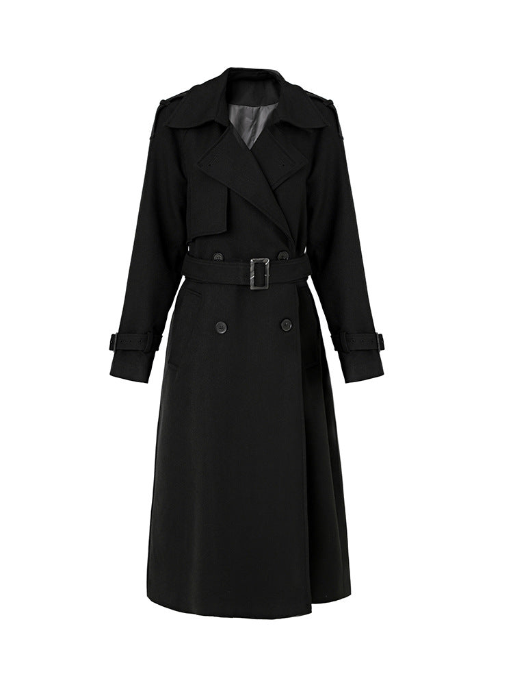 luxury double-breasted trench coat – AURELIA