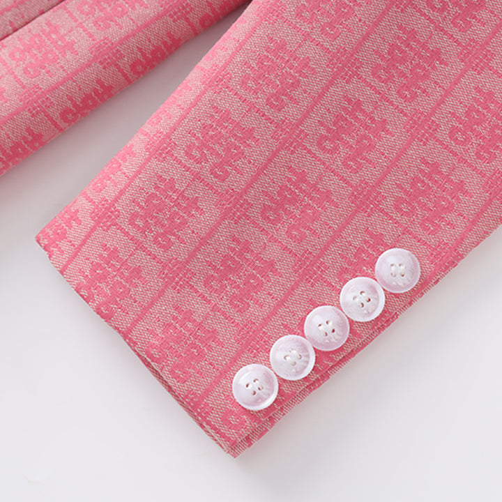 Geplooide top met uitlopende mouwen en maxi-rok set met tailleband – Rosiny 