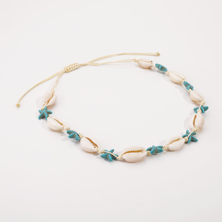 veelkleurige ketting met emaille zee bedels - CORALIA 