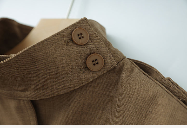 high-end belted trench coat – IMPERIA