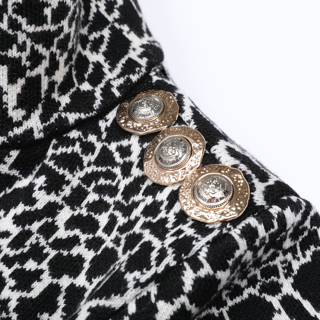 Geplooide top met uitlopende mouwen en maxi-rok set met tailleband – Rosiny 