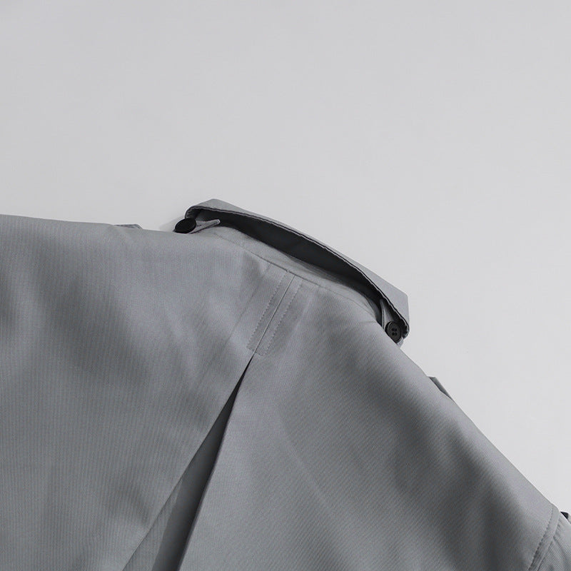 Plissiertes Oberteil mit ausgestellten Ärmeln und Maxirock-Set mit Taillengürtel – Rosiny 