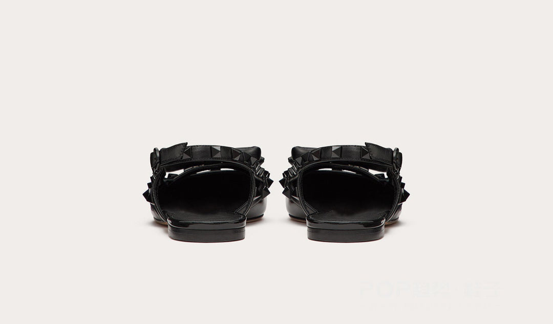 studded bow-detail pointed flats – VERAZIA