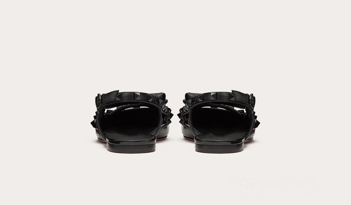 studded bow-detail pointed flats – VERAZIA