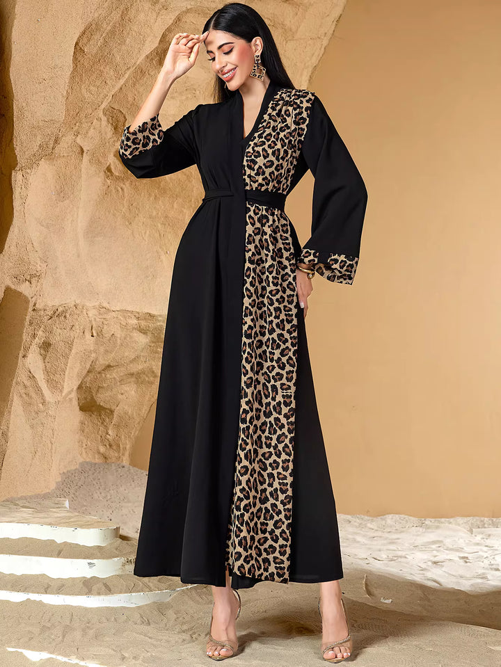 Long-Sleeve Minimalist Maxi Dress – VIRENA