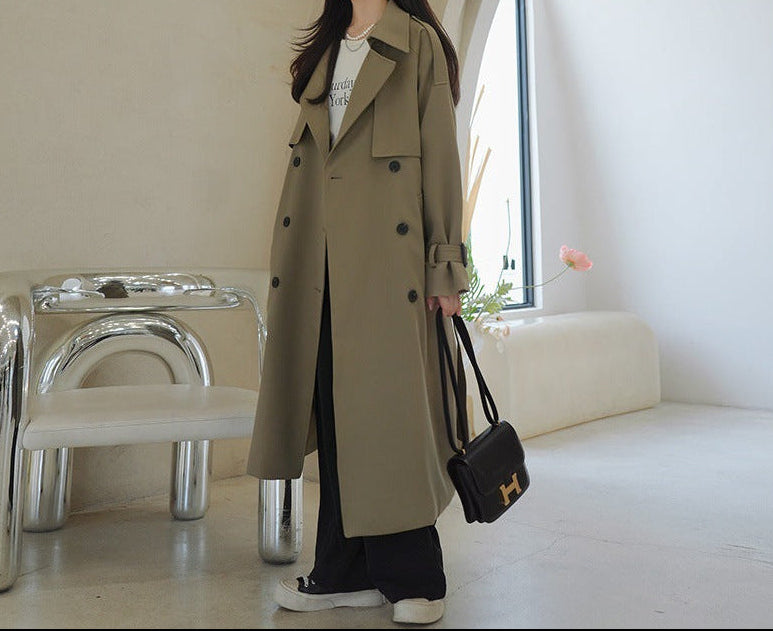 classic double-breasted trench coat – OLIVIA