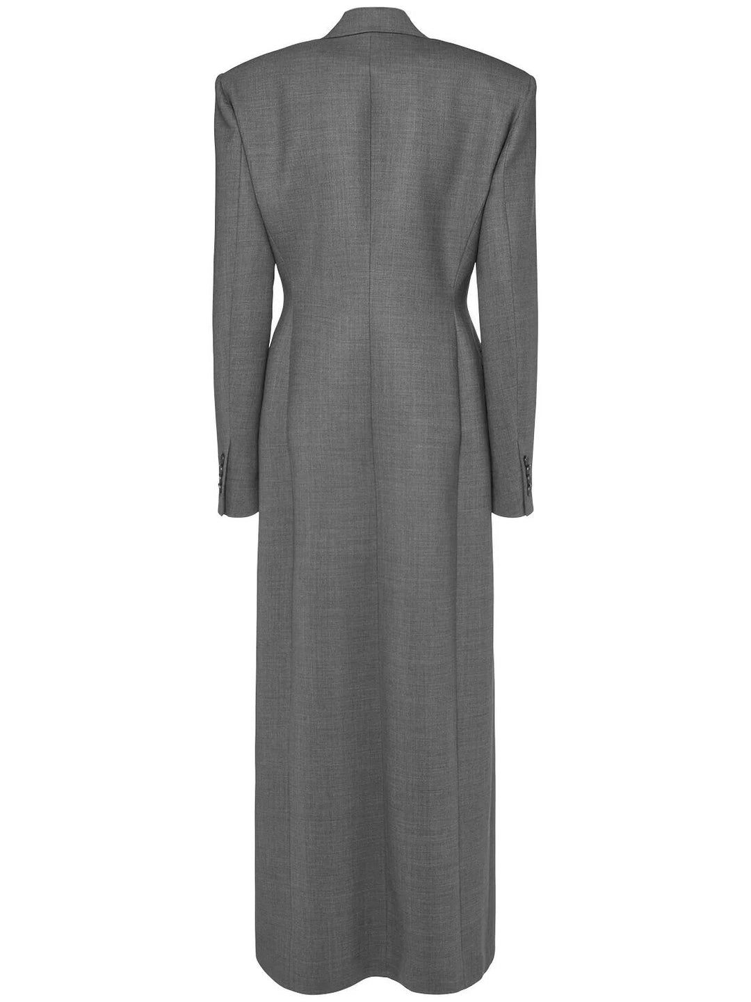 oversized double-breasted long blazer dress – GREYSON