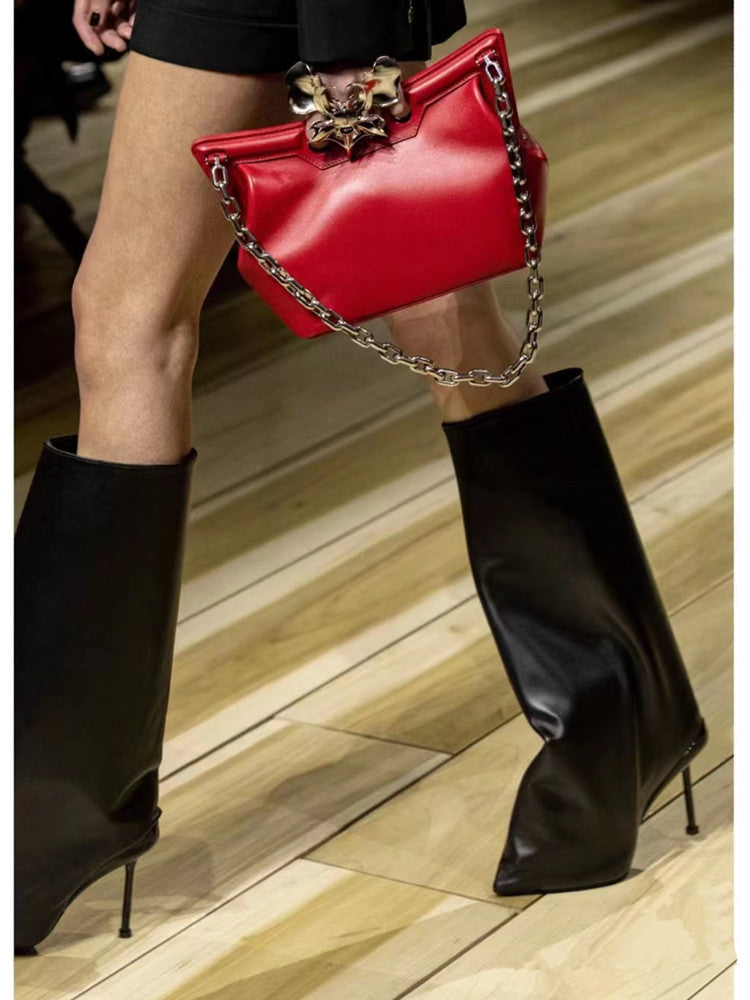 Geplooide top met uitlopende mouwen en maxi-rok set met tailleband – Rosiny 