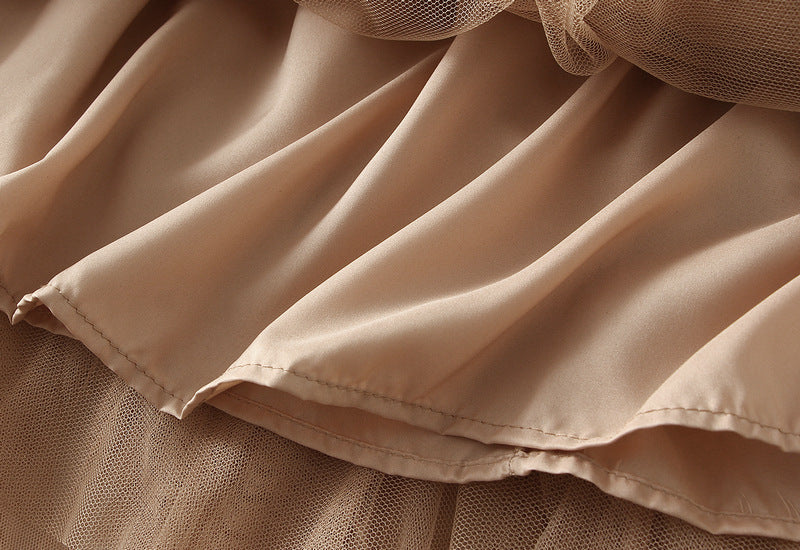 تنورة ميدي بقصة A وطبعة زهور أحادية اللون – إلارا