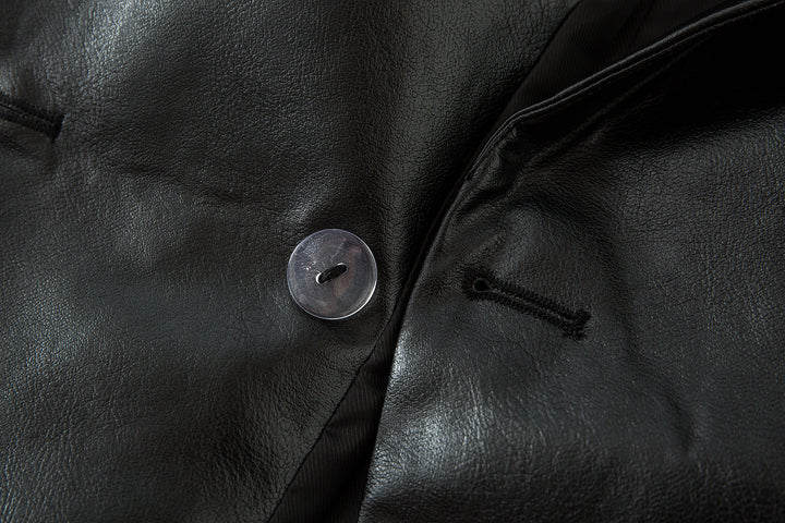 metallic double-breasted blazer – LUNARA