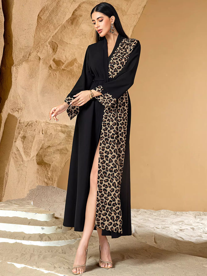 Long-Sleeve Minimalist Maxi Dress – VIRENA
