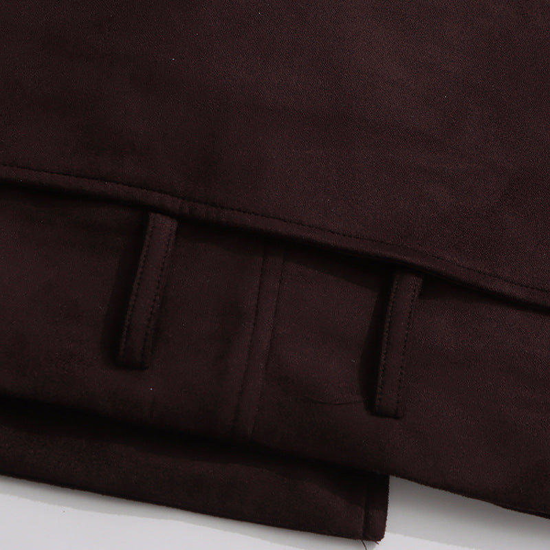 cropped trench jacket with belted waist – SIENNA