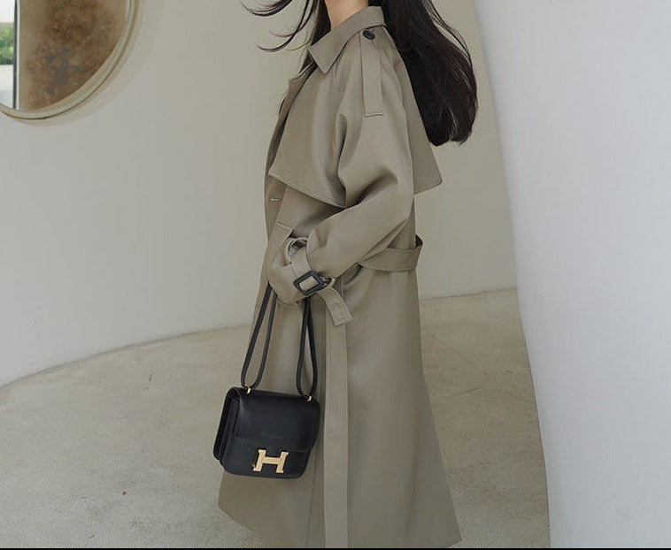 classic double-breasted trench coat – OLIVIA